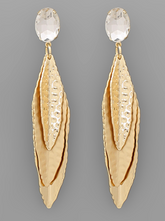 Golden Cascade Earring
